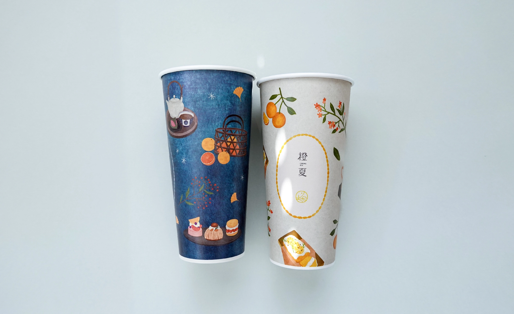 插畫系列紙杯 橙夏 x chang chih's image 9